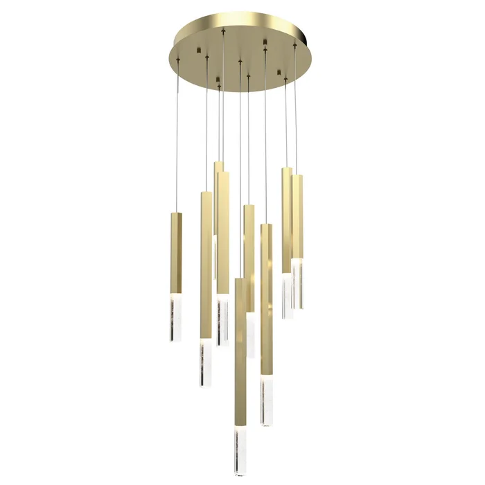 ET2 E11029-95GLD Diaphane LED Pendant, Gold