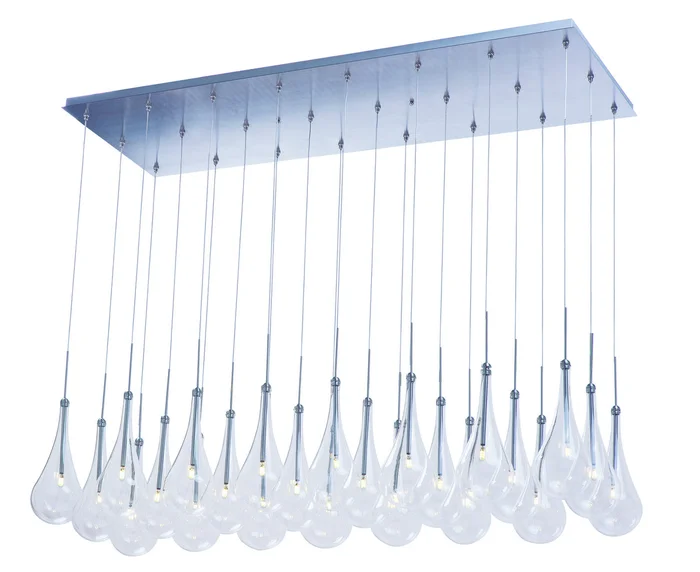ET2 E20518-18PC Larmes LED LED Pendant, Polished Chrome