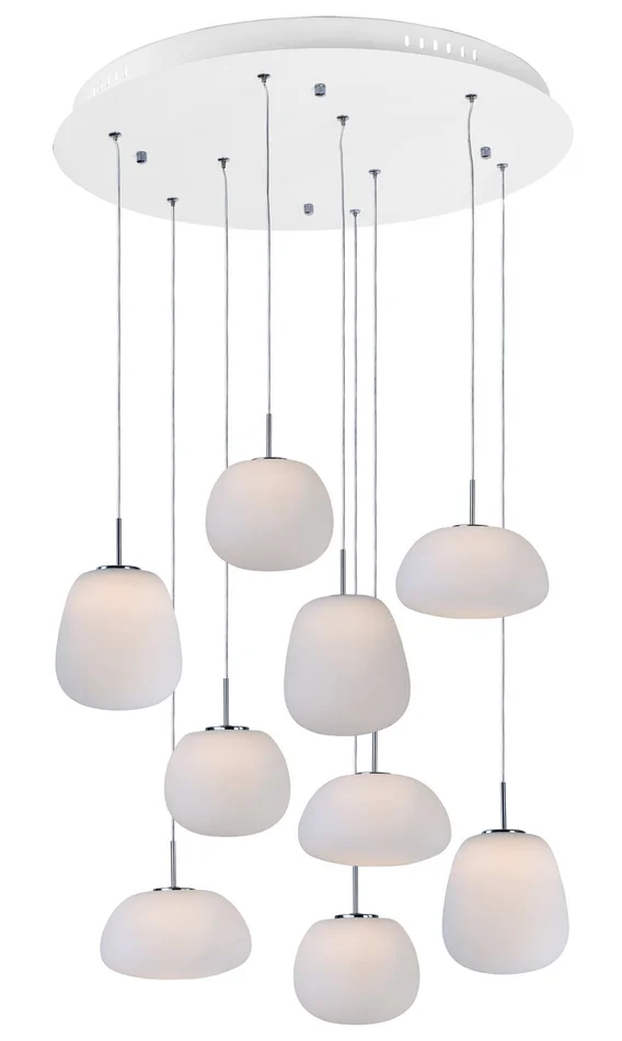 ET2 E21127-11WT Puffs LED Pendant, White