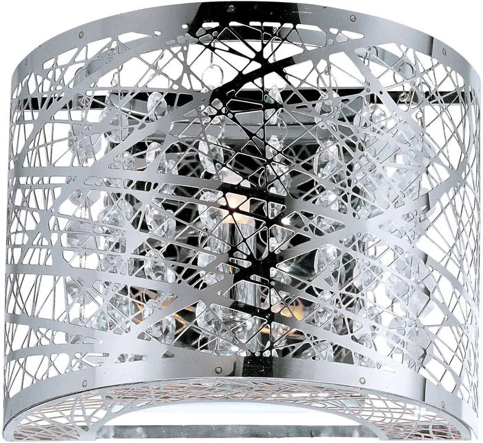 ET2 E21302-10PC Inca One Light Wall Sconce, Polished Chrome