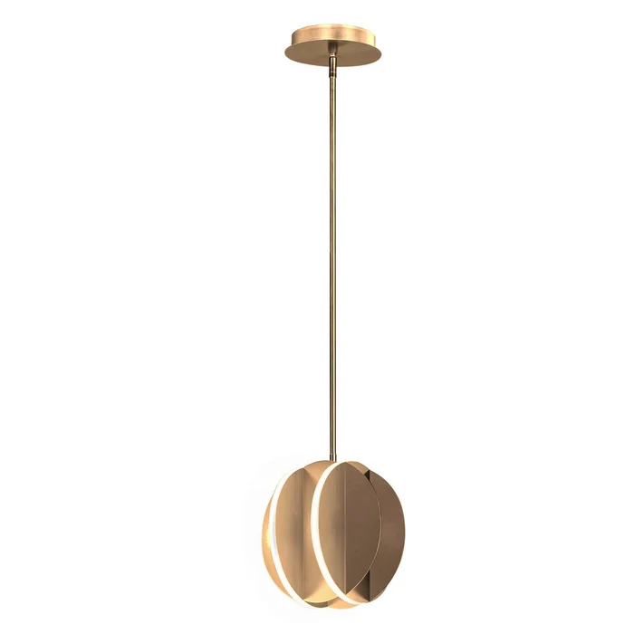 ET2 E21482-SBR Interval LED Pendant, Satin Brass