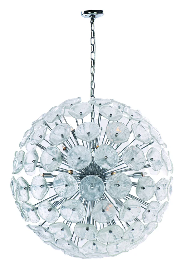 ET2 E22096-28 Fiori 28 Light Pendant, Polished Chrome