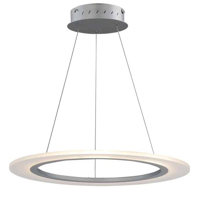 ET2 E22653-11MS Saturn II LED LED Pendant, Matte Silver