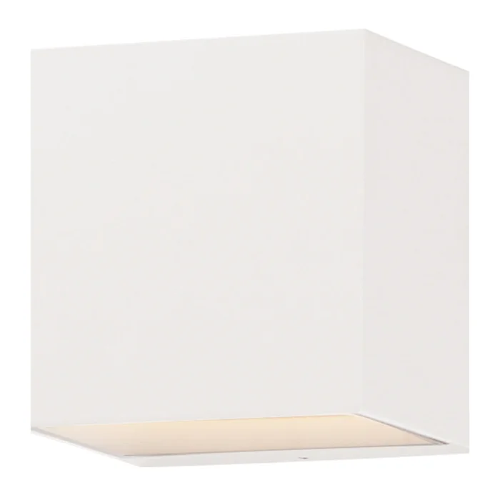 ET2 E23218-WT Blok LED Outdoor Wall Sconce, White