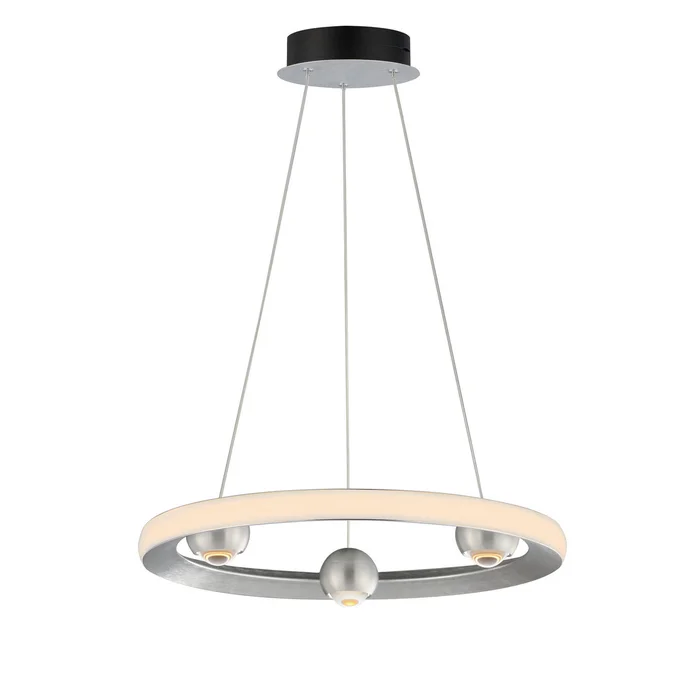 ET2 E23511-AL Nodes LED Pendant, Brushed Aluminum
