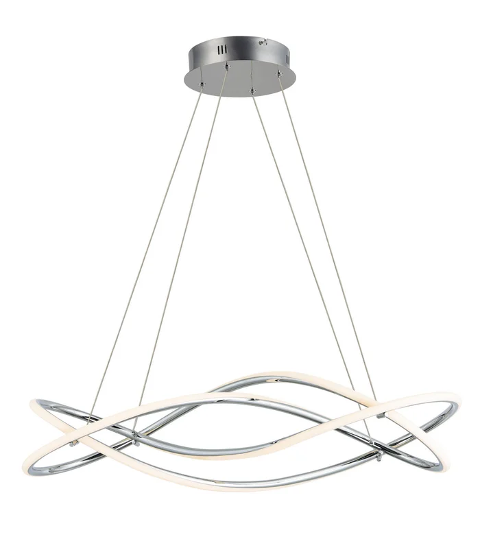 ET2 E24136-PC Coaster LED Pendant, Polished Chrome