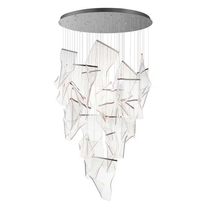 ET2 E24880-133PC Rinkle LED Pendant, Polished Chrome