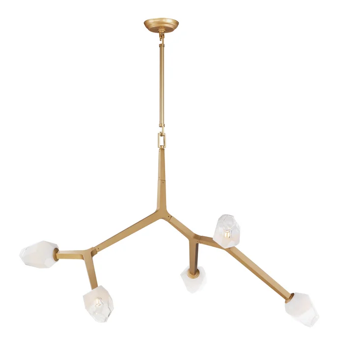 ET2 E32795-93NAB Blossom LED Pendant, Natural Aged Brass