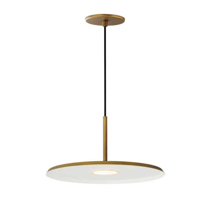 ET2 E34001-AB Berliner LED Pendant, Antique Brass