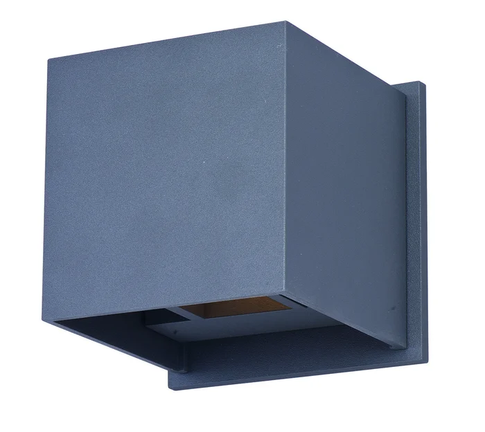 ET2 E41308-BZ Alumilux Cube LED Wall Sconce, Bronze