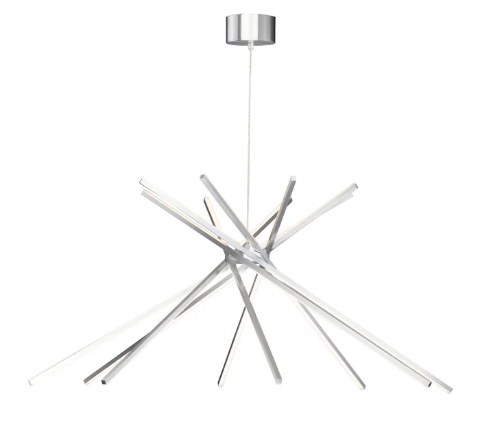 ET2 E41446-SA Alumilux Aster LED Pendant, Satin Aluminum