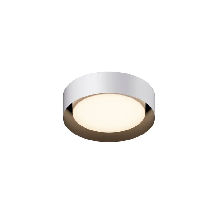 ET2 E51010-WTBK Echo LED Flush Mount, White / Black