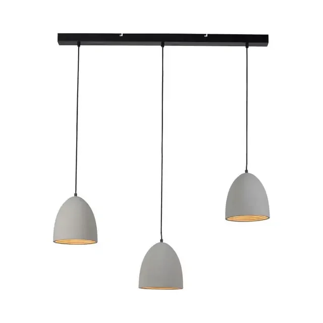 Eton 3 Light Concrete Bar Pendant