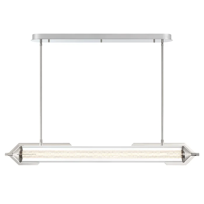 Eurofase Lighting 45715-013 Espada LED Chandelier, 36W, 3329 Lumens, 3000K, Polished Nickel