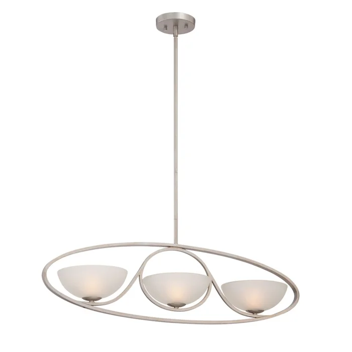 Eurofase Lighting CARLUCCI 3-LIGHT LINEAR CHANDELIER