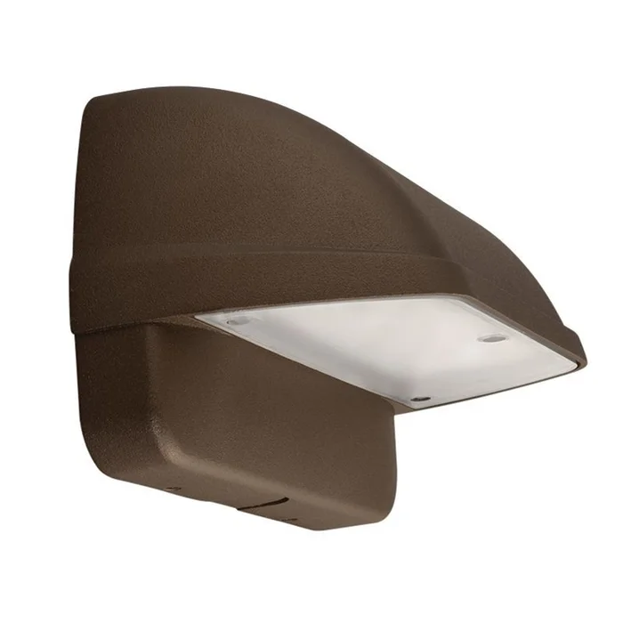 Exo LNC-5L-U-3K-2-WHS-PCU Compact LED Litepak with Universal Button Photocell, 5 LEDs, Type II Distribution, 120-277V, 3000K, White Gloss Smooth