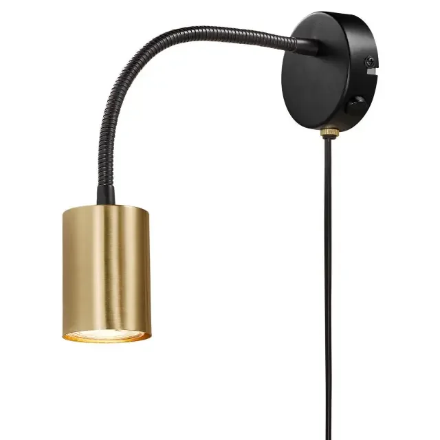 Explore Black with Adjustable Wall Spot Light