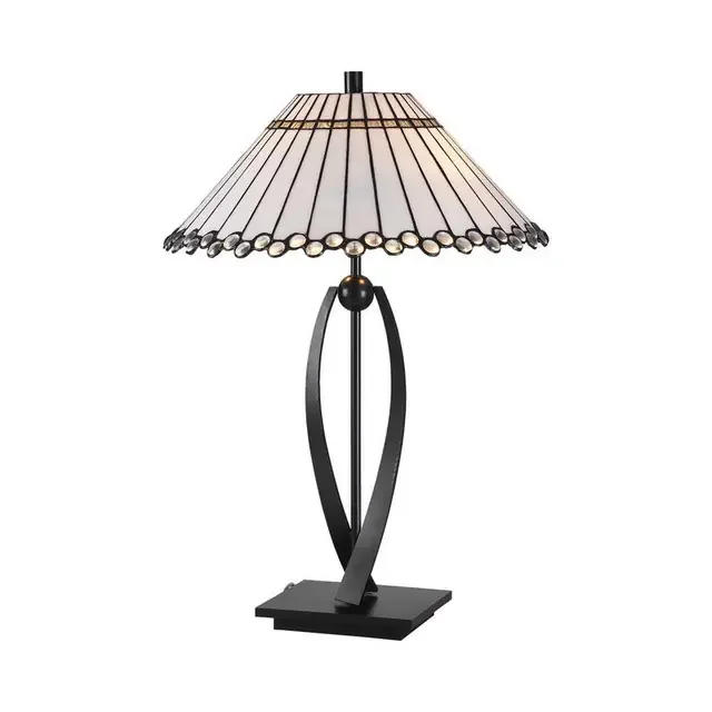 Fabien Tiffany 40cm Table Lamp
