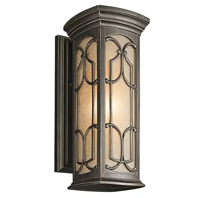 Fanceasi Olde Bronze 46cm IP44 Wall Light