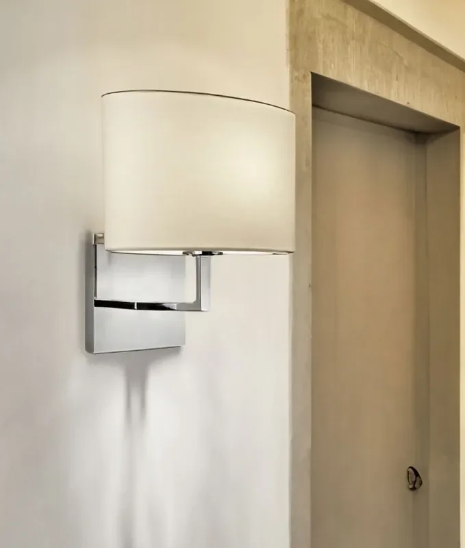 Fixed Wall Light Bracket – Four Finishes & Optional Shades