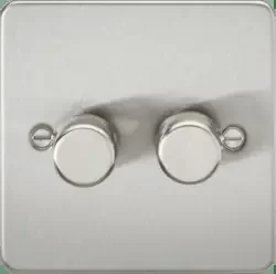 Flat Plate 2G 2 way 10-200W (5-150W LED) trailing edge dimmer