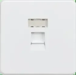 Flat Plate Metal Screwless RJ45 Network Outlet