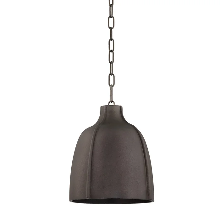 Flint One Light Pendant in Blackened Graphite (67|F3713-BKG)