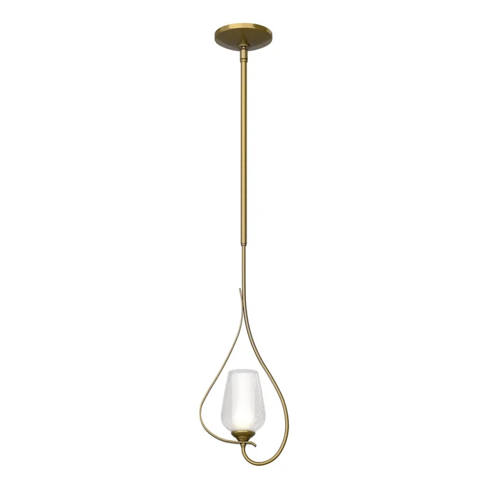 Flora One Light Mini Pendant in Modern Brass (39|183050-SKT-MULT-86-GG0303)
