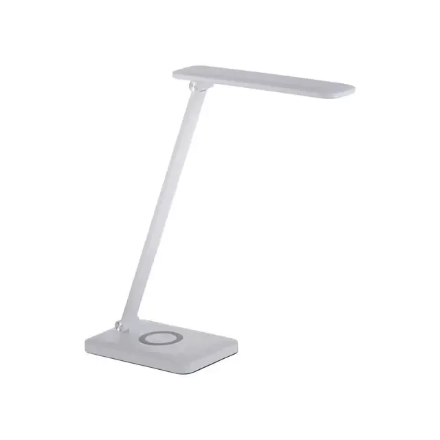 FLORENTINA White Adjustable USB and Wireless Charging Task Table Lamp – Clearance