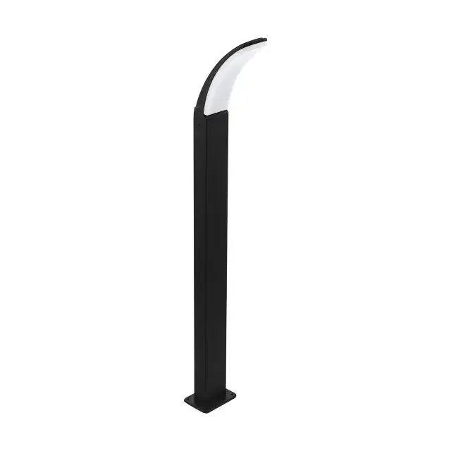 Flumicino Black with Opal 90cm IP44 LED Bollard