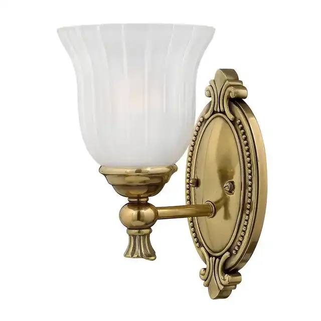 Francoise Burnished Brass IP44 LED Bathroom Wall Light