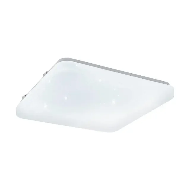 Frania-S 280 with White Crystal Effect Shade Wall and Ceiling Light