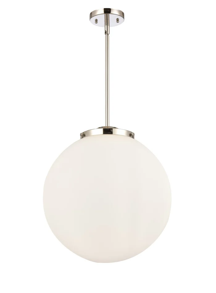 Franklin Restoration LED Pendant in Polished Nickel (405|221-3S-PN-G201-16-LED)