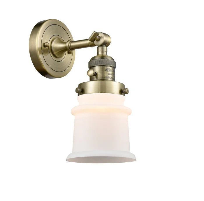 Franklin Restoration LED Wall Sconce in Antique Brass (405|203SW-AB-G181S-LED)