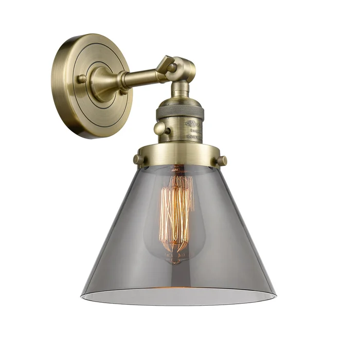Franklin Restoration LED Wall Sconce in Antique Brass (405|203SW-AB-G43-LED)
