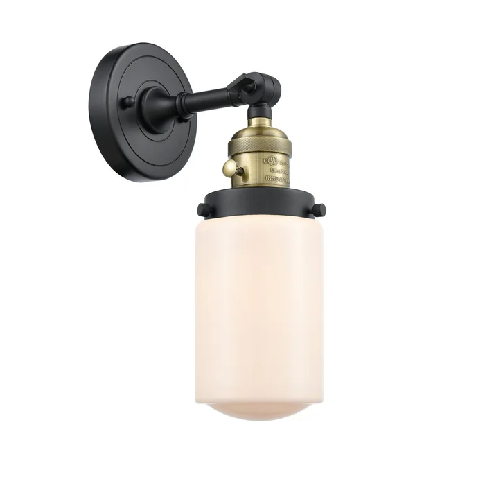 Franklin Restoration LED Wall Sconce in Black Antique Brass (405|203SW-BAB-G311-LED)