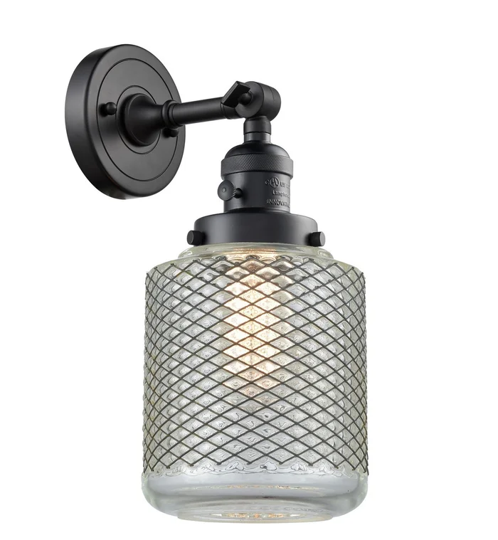 Franklin Restoration LED Wall Sconce in Matte Black (405|203SW-BK-G262-LED)