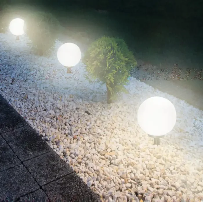 Garden Party Light – White round IP44 – 25cm diameter (1473IDA25)