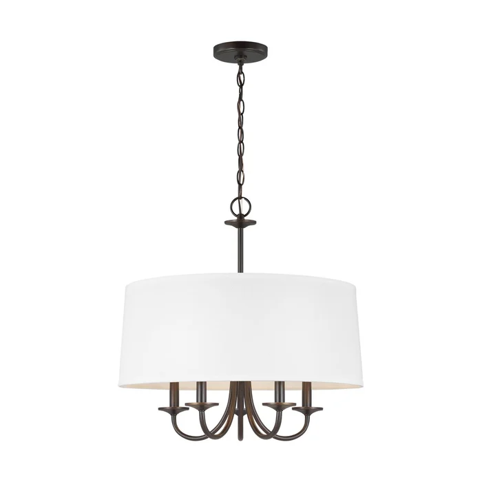 Generation Lighting 3320205EN-710 Seville Five Light Chandelier, Bronze
