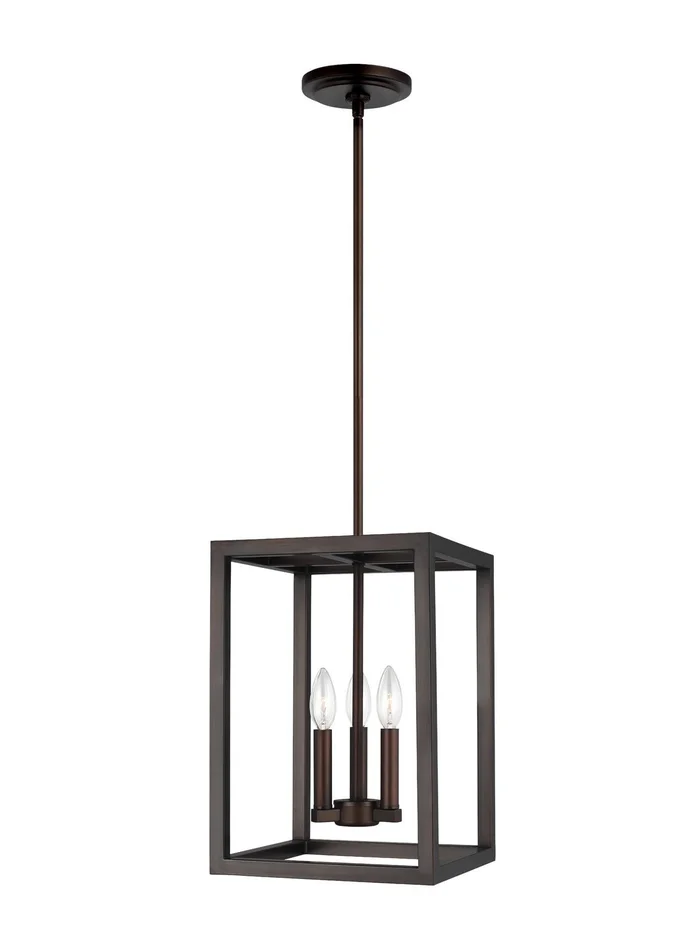 Generation Lighting 5134503EN-710 Moffet Street Three Light Hall / Foyer, Bronze