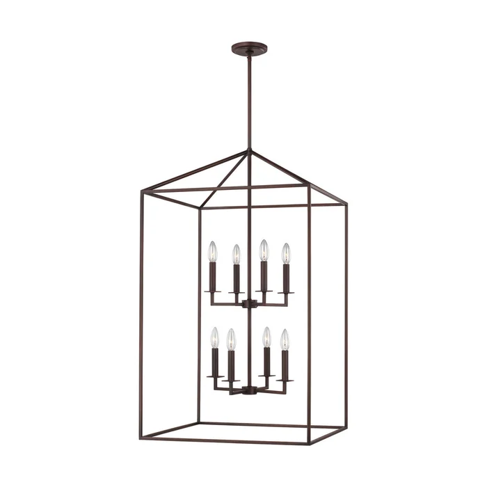 Generation Lighting 5315008EN-710 Perryton Eight Light Hall / Foyer, Bronze