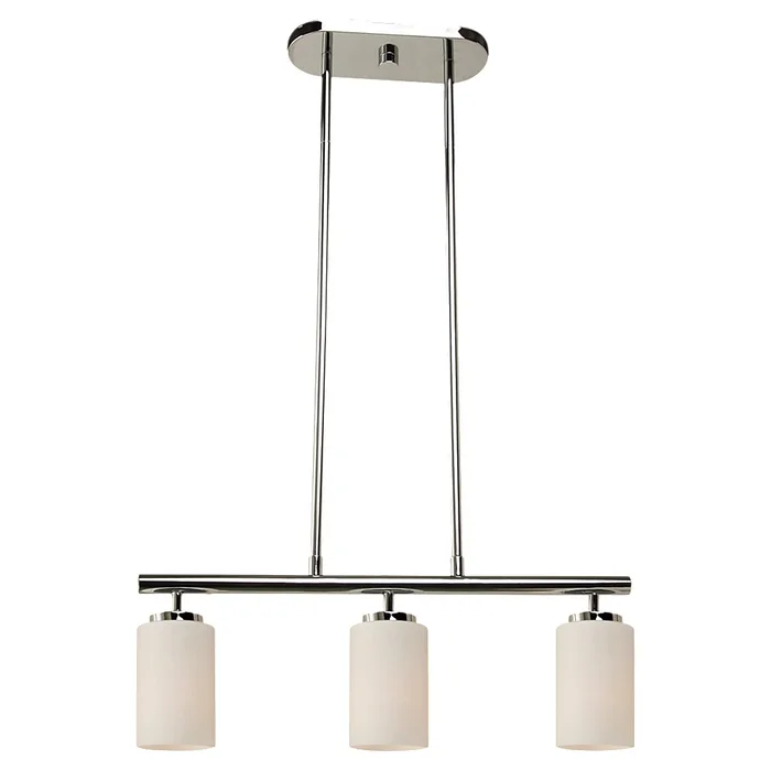 Generation Lighting 66160-05 Oslo Three Light Island Pendant, Chrome