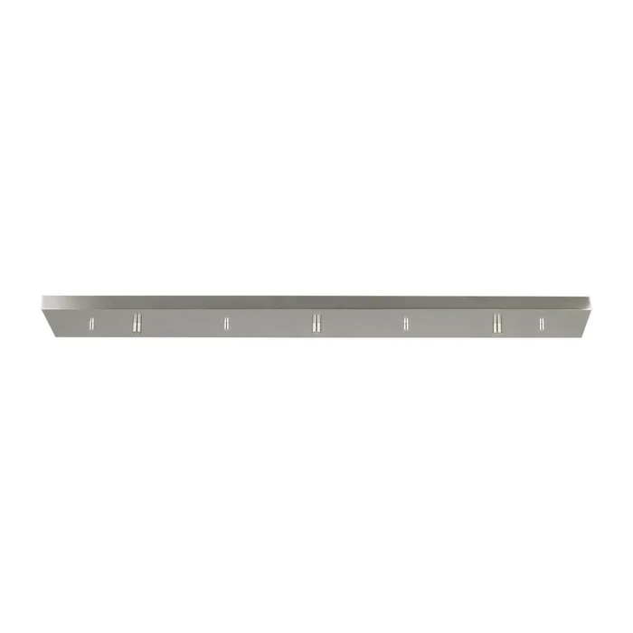 Generation Lighting 7449603-962 Multi-Port Canopy Three Light Linear Canopy, Brushed Nickel