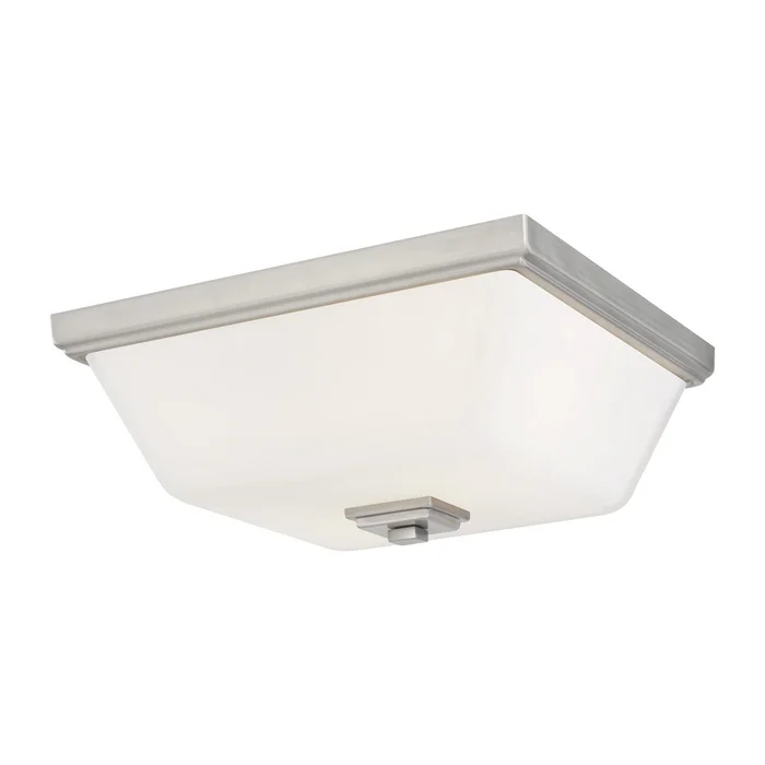 Generation Lighting 7513702EN3-962 Ellis Harper Two Light Flush Mount, Brushed Nickel