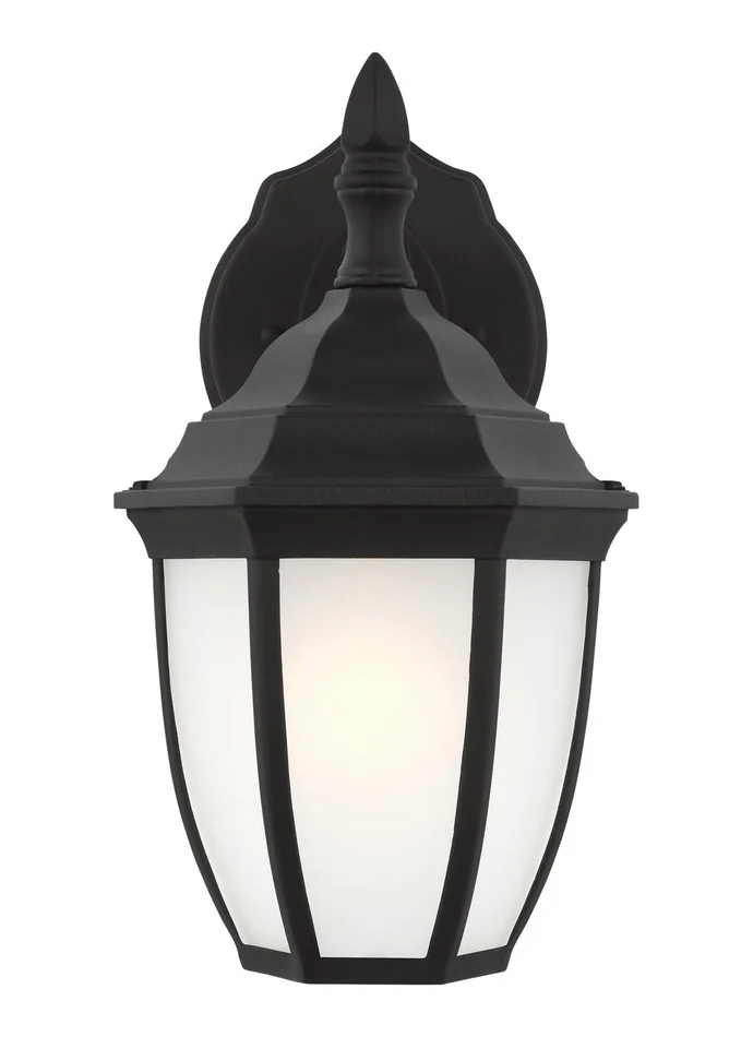 Generation Lighting 89936EN3-12 Bakersville One Light Outdoor Wall Lantern, Black