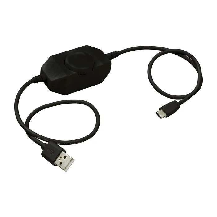 Generation Lighting 984101S-12 Disk Lighting In-Line Dimmer, Black