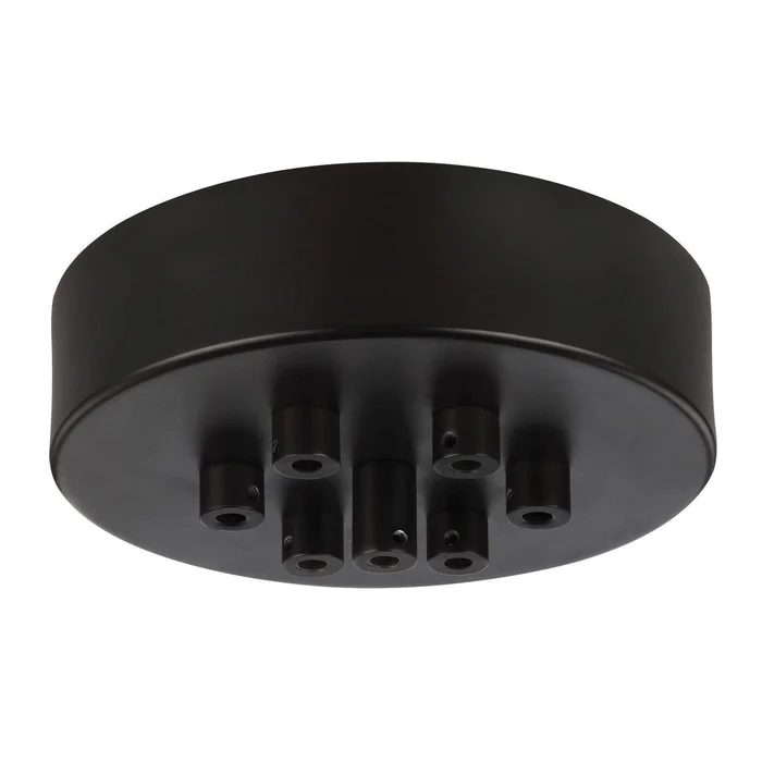 Generation Lighting MPC07ORB Multi-Port Canopies Seven Light Multi-Port Canopy with Swag Hooks, Oil Rubbed Bronze