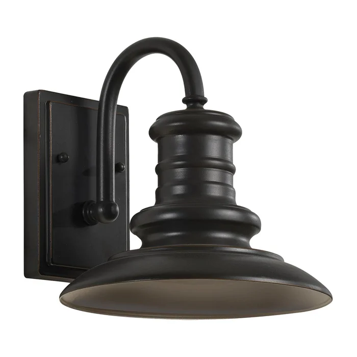 Generation Lighting OL8600RSZ/T Redding Station One Light Outdoor Wall Lantern, Restoration Bronze