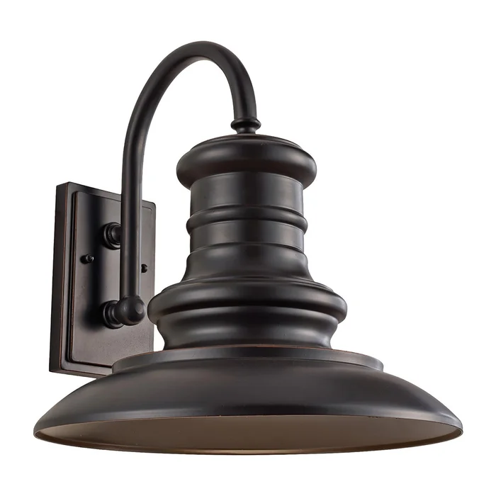 Generation Lighting OL9004RSZ-L1 Redding Station LED Outdoor Wall Sconce, Restoration Bronze