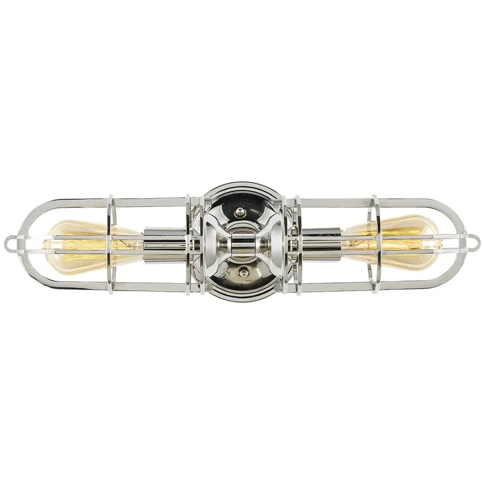 Generation Lighting WB1704PN Urban Renewal Two Light Wall Bracket, Polished Nickel